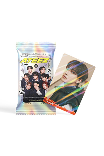 Choice قطعة واحدة من بطاقات فلاش SKZOO ATEEZ الجديدة ، حقيبة بلاستيكية ملونة ...