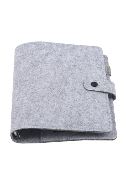 Choice4 Light Gray A5 A5 A6 Felt Notebook Shell Notebook Inner Page Ring Bind...