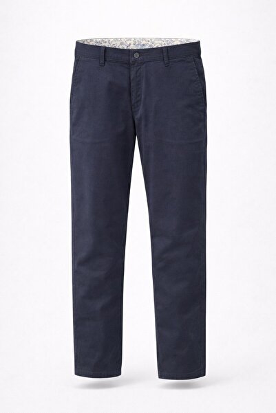 LUMAST Basic Slim Fit Chino Linen Trousers