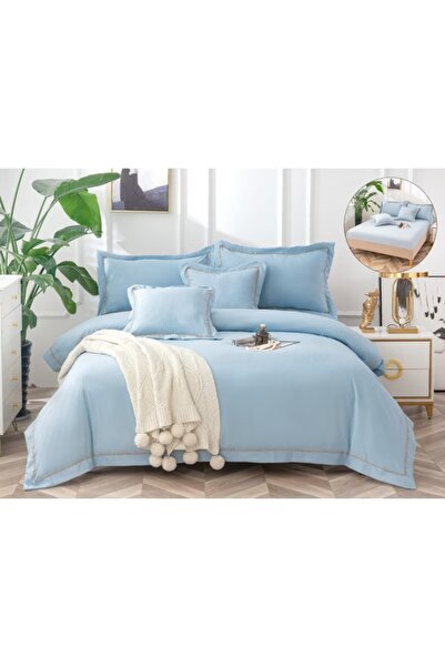 Casa Pucioasa Duvet Cover Set Set - 6 Pieces Multicolor, Smooth Cotton with E...