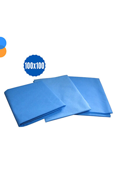 Zirvem Steril Cerrahi Düz Serviyet Örtüsü 100cm x 100cm - 10 Adet
