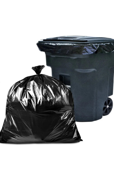 Generic Brand Garbage Bag 10-Pack Size 400 Gr X 1 Roll Black Garbage Bag 80X1...