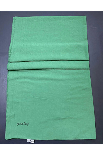 HAREM SCARF شال قطني سادة - أخضر عشبي
