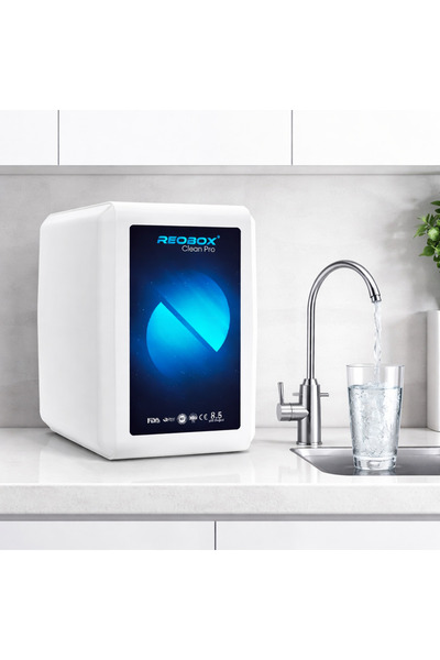 REOBOX Clean Pro Pompasız Su Arıtma Cihazı 6 Aşamalı 80 GPD – Elektriksiz, Al...