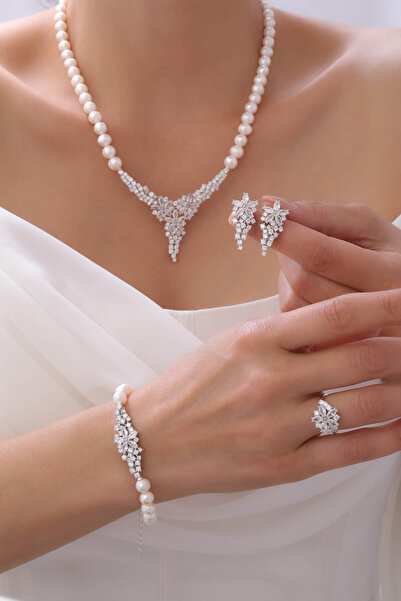 Gümüşbox DOĞAL İNCİ SET GB7038