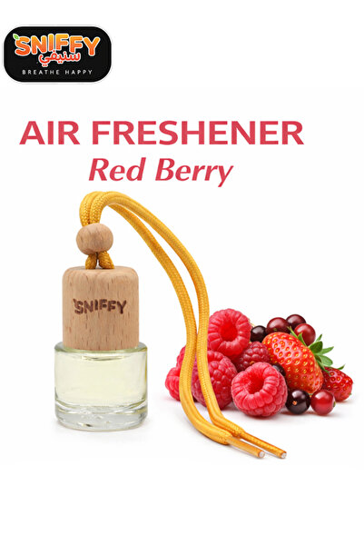 sniffy Red Berry Air Freshener – Organic, Alcohol-Free, All-Season Car & Home...
