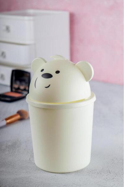 Qlüx Bears Mini Desktop Trash Can 1 Lt