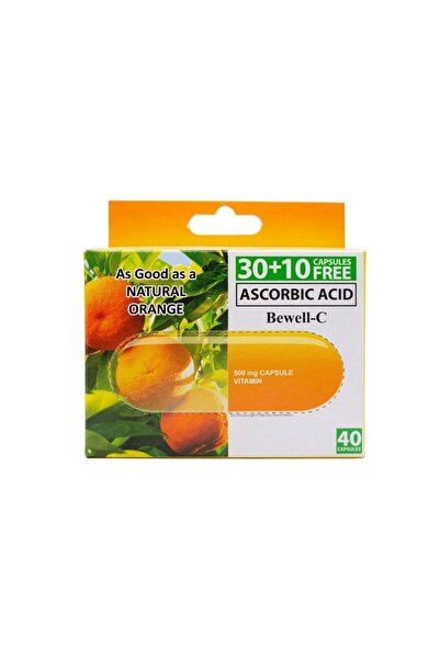 Bewell Non Acidic Vitamin C 500g 30 + 10 Capsules