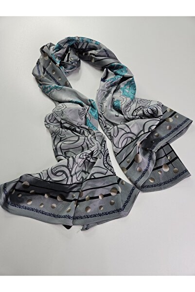 tomrisboutique Luxury Voile Silk Shawl Hijab Foulard Scarf Shawl Floral C Pat...