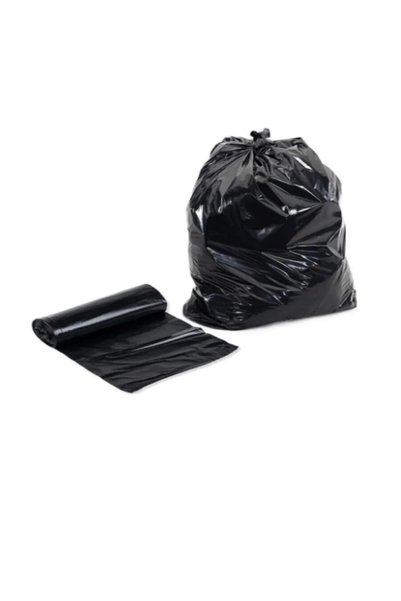 Generic Brand Garbage Bag 10-Pack Size 400 Gr X 1 Roll Black Garbage Bag 80X110 cm Jumbo Industrial Garbage Bag