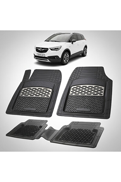 TEAMCAR Съвместими стелки за SUV Opel Crossland X 2017-2020 | Сребърни