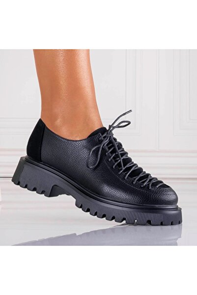 CAROLIE Women's casual shoes, black, made of leather, Glenira, 35