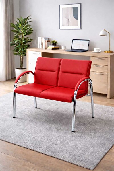 YRN OFIS Ofis ve Bekleme Alanları İçin Premium İkili Koltuk,Misafir koltuk– M...