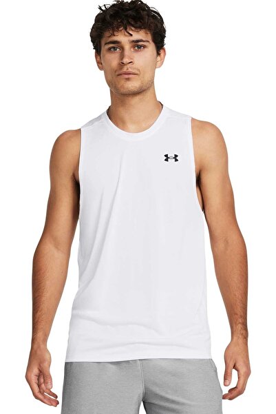 Under Armour White Fitted Fit Men's Undershirt