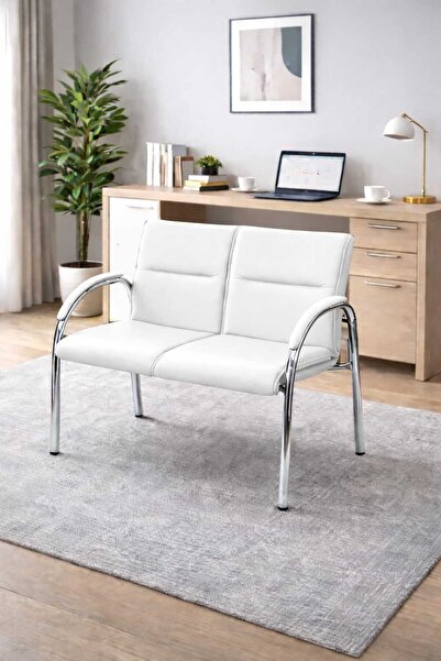 YRN OFIS Ofis ve Bekleme Alanları İçin Premium İkili Koltuk,Misafir koltuk– M...