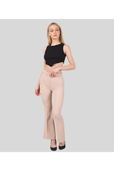 MQ Women's formal wide-leg trousers, made in Turkey (MQ Collection)