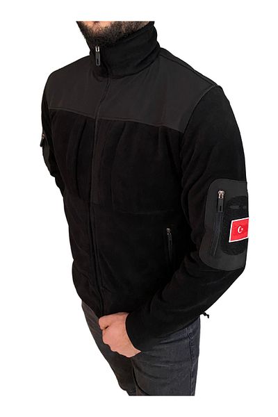 Silyon Askeri Giyim Μπουφάν Tactical Fleece με 5 τσέπες + Τουρκική σημαία