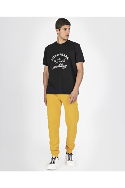 PAUL&SHARK Ανδρικό πλεκτό μπλουζάκι C.w. Βαμβάκι