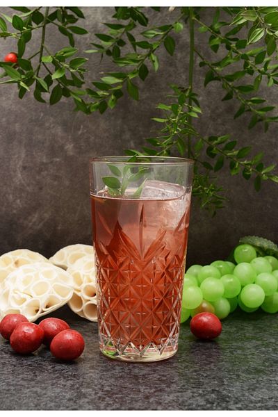 Paşabahçe 520045 مجموعة أكواب مشروبات غازية غير مؤقتة مكونة من 4 قطع - 345 سم مكعب