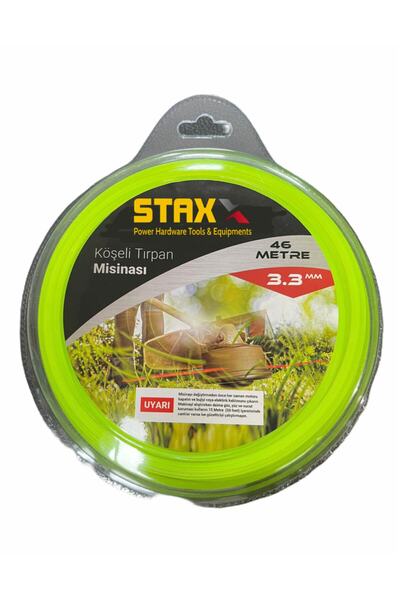 Genel Markalar 1 Adet 3.3 mm 6 Köşeli Misina 46 m Altıgen Tırpan Misinası Mul...