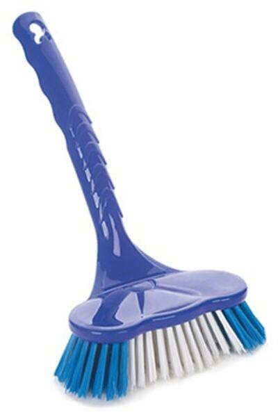 Bifirsat فرشاة تنظيف حوض الاستحمام للحمام، فرشاة بمقبض بلاستيكي