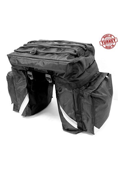 Ksburda Motosiklet Bisiklet Heybe Çanta Üç Bölmeli