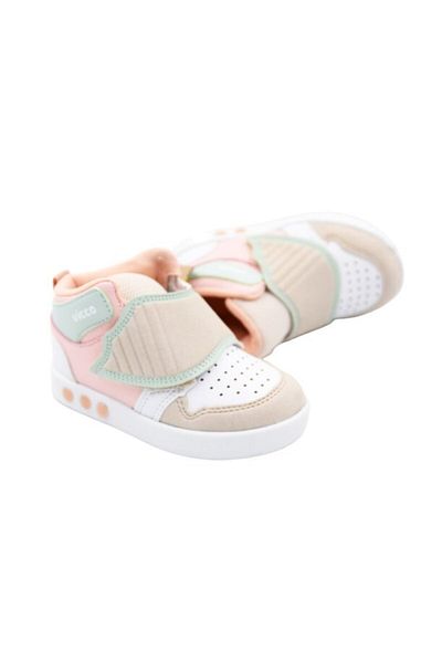 Vicco Pink - Ufo Baby-booties Lighted Sports Shoes