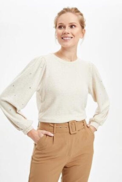 Defacto Yildiz Baskili Balon Kollu Tisort Fiyati Yorumlari Trendyol