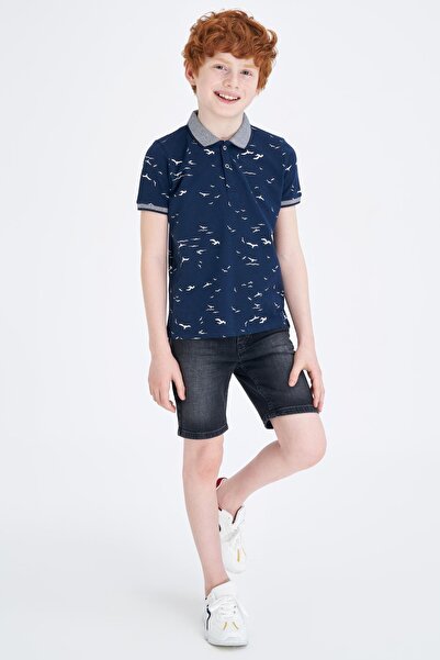 DeFacto Boys Slim Fit Regular Waist Jean Bermuda