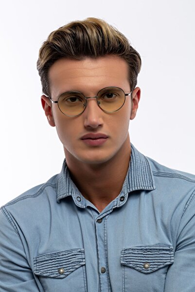 GHIA Brody Erkek Platin Çerçeveli Mavi Işık Korumalı Ekran Koruyucu Gözlük