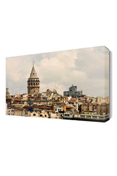 Dekor Sevgisi Galata Kulesi Manzara Tablosu