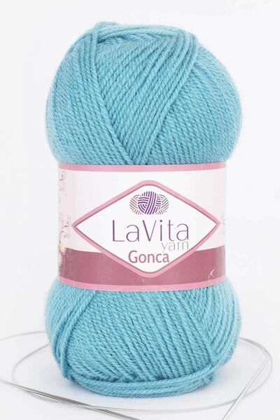LaVita Yarn Прежда за ръчно плетене Gonca Прежда Taka (5021-БЕБЕШКО ТЮРКОАЗЕНО)