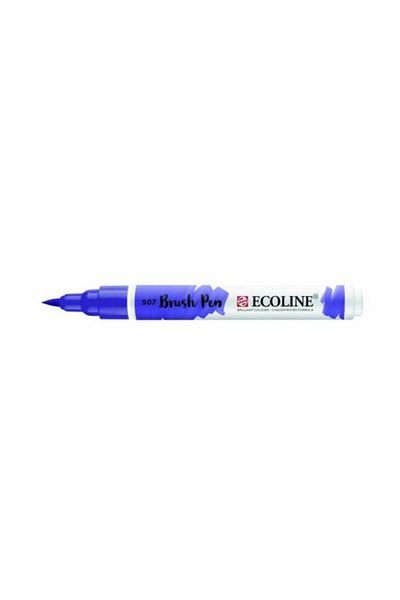 Talens Ecoline Brush Pen Brush Tip Pen 507 Ultramarine Violet