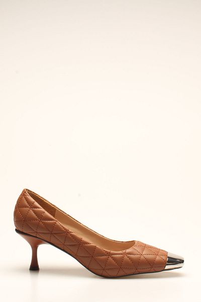 ROVIGO Tan Matte Quilted Women's Casual Shoes