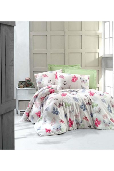 Menderes Home Σετ Παπλωματοθήκη Lanotte Satin Μονό - Μαλακό, Ψηφιακή Εκτύπωση
