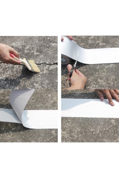 CMT 2 Adet 2m X 10cm Çamur Bant Alüminyum Izolasyon Tamir Çatlak Bantı