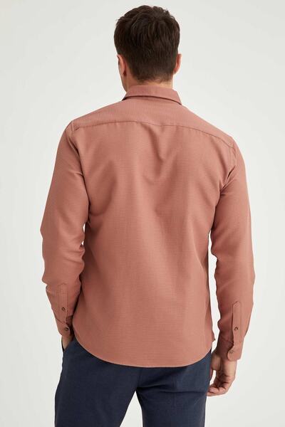 DeFacto Modern Fit Long Sleeve Basic Shirt