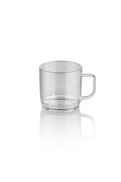 Kapp Polycarbonate Plastic Tea-Coffee Cup with Handle 250 ml