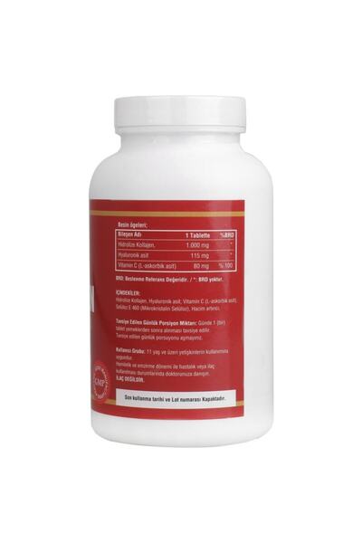 NCS Hydrolyzed Collagen Hyaluronic Acid Vitamin C 180 Tablets