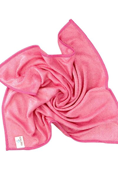 SİLVER HOME Universal Parlak Doku 40x40cm Mikrofiber Temizlik Bezi - Pembe