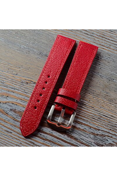 Craft 20mm Kırmızı Full Dikiş El Yapımı Deri Kordon