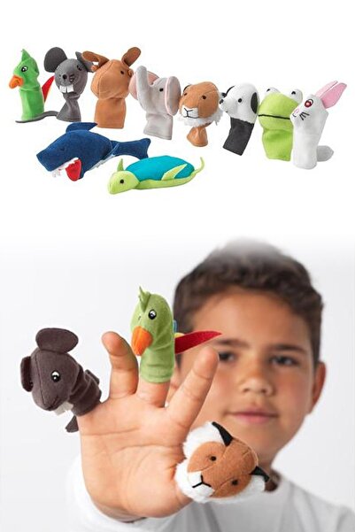 Binbirreyon Titta Djur Parmak Kuklası Seti 10 Adetli Hayvanlar Alemi Pc324