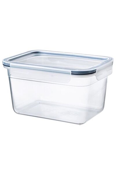 IKEA 2.0 Litre Plastik Saklama Kabı Plastik-kapaklı-dikdörtgen Saklama Kabı
