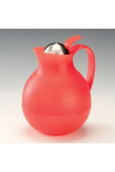 Zicco Glass Thermos, 1 L, Red