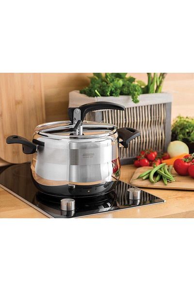 Amboss Amber 10 Liter Classic Pressure Cooker Black Amb-4523