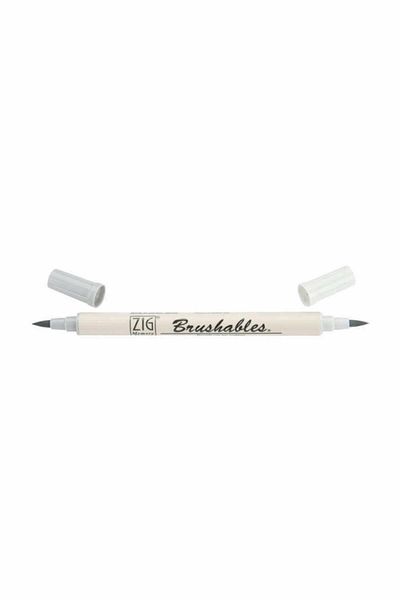 Zig Brushables 2 Color Tone Brush Tip Marker Pen 091 Platinum