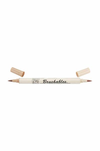 Zig قلم تحديد ذو طرف فرشاة بلونين من Brushables 064 Fawn