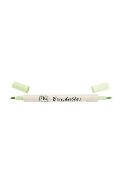 Zig Brushables 2 Color Tone Brush Tip Marker Pen 045 Cool Cucumber