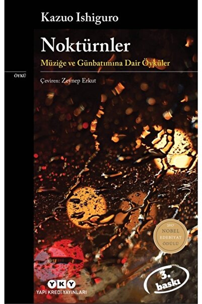 Yapı Kredi Yayınları Noktürnler - Kazuo Ishiguro 9789750834547