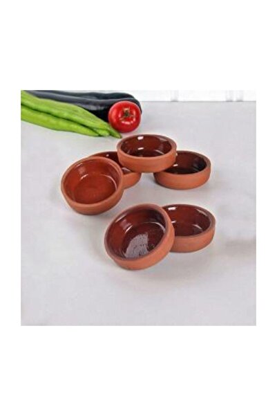 Zem 6'lı Güveç Çömlek Kasesi (Fırın Sütlaç Kase)